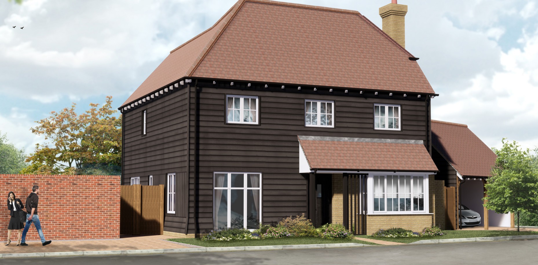 Final homes available at Evabourne, Wouldham. Kent