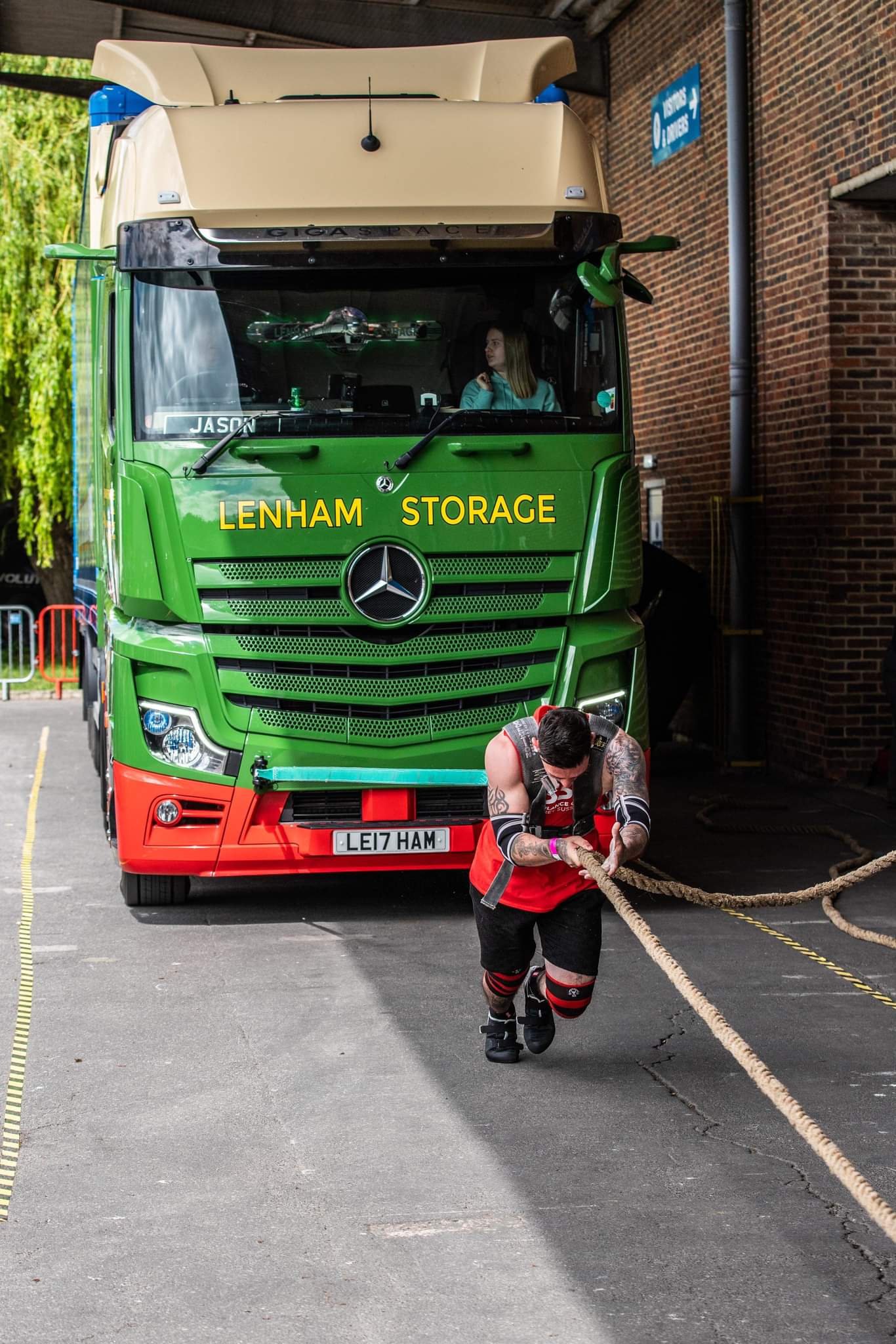 18 Tonne truck-pull in aid of Air Ambulance Charity KSS